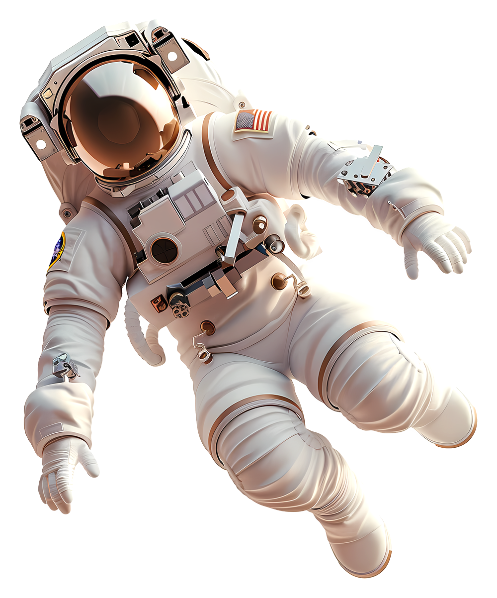 Astronauta representando o crescimento e expansão do seu negócio com o programa whitelabel ViaSMS